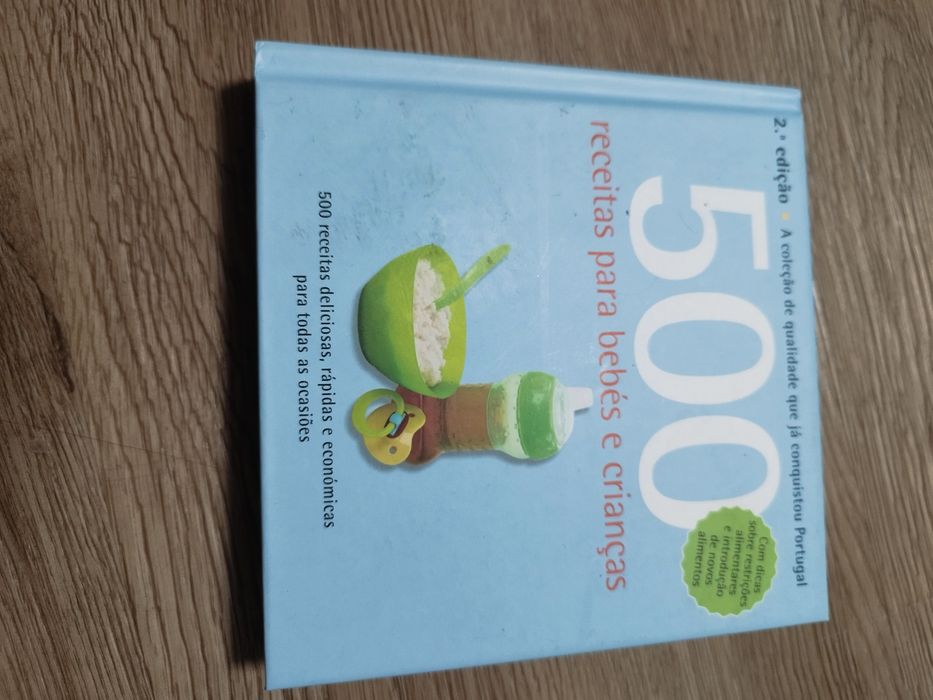 Livro " 500 receitas para bebés e crianças"