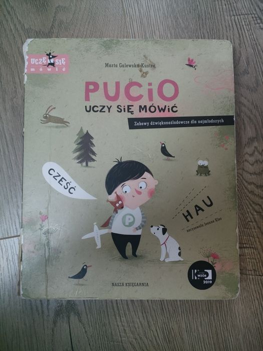 Książka pucio uczy się mówić