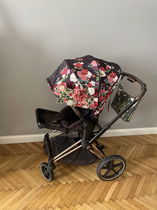 Spacerówka i rama Cybex Priam Blossom Rose Gold