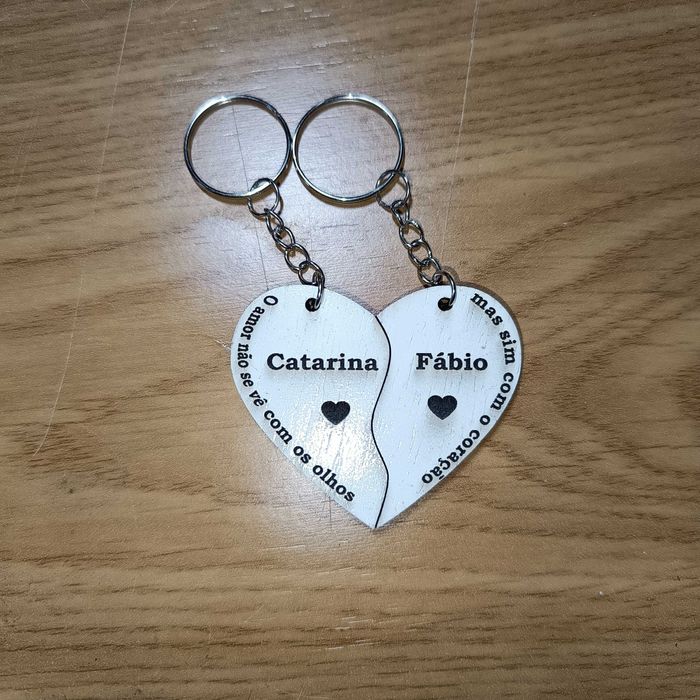 Porta chaves p/ dias dos namorados