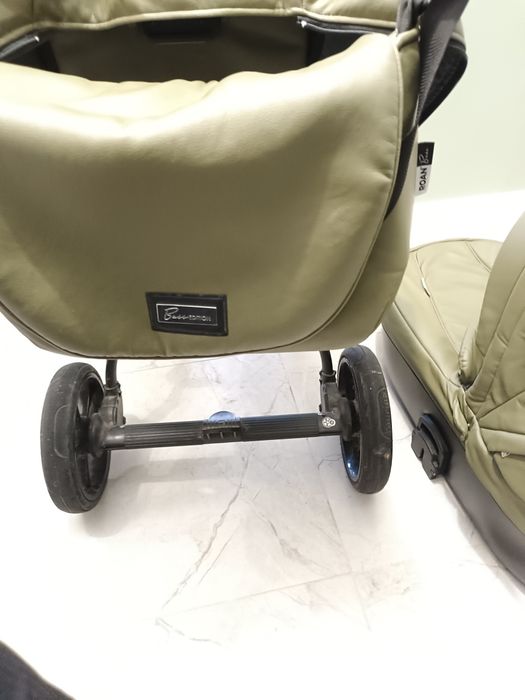 Wozek Roan Bass Soft 2w1 Olive Night stan bardzo dobry