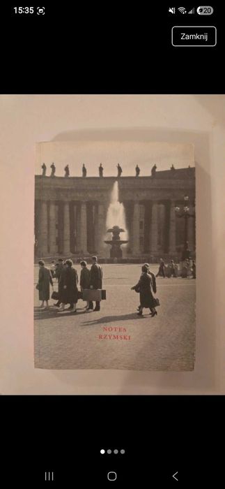 Notes rzymski fotografie/notatnik