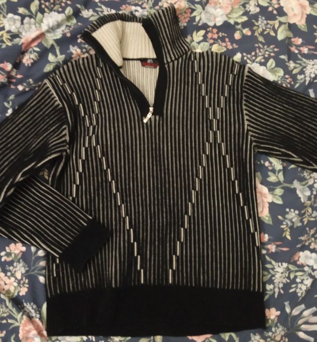 Мужской зимний свитер; чоловічий теплий светр