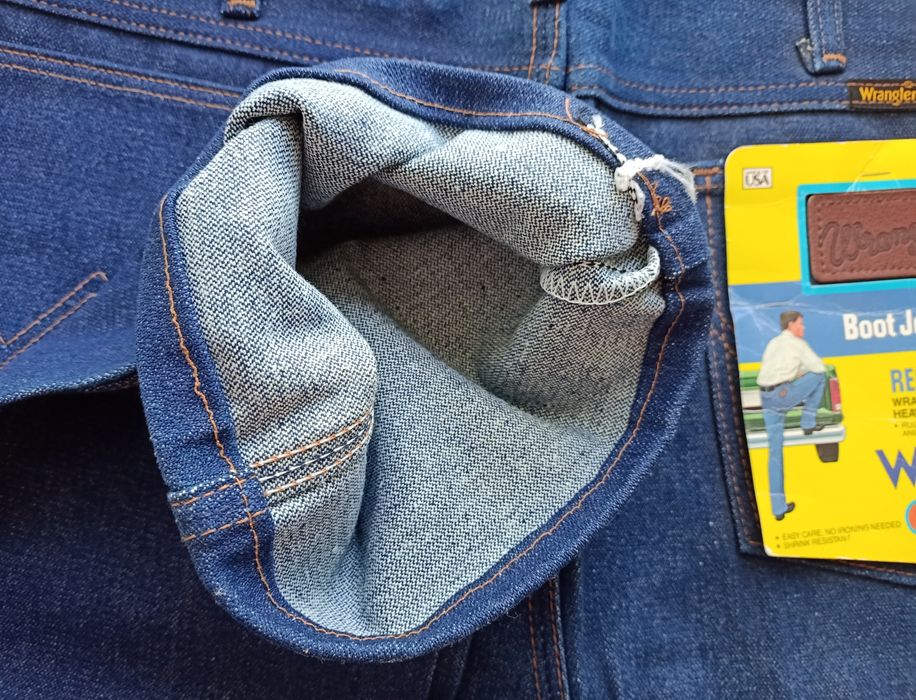 Винтажные американские джинсы WRANGLER W36 L38 Настоящие 945DEN 13