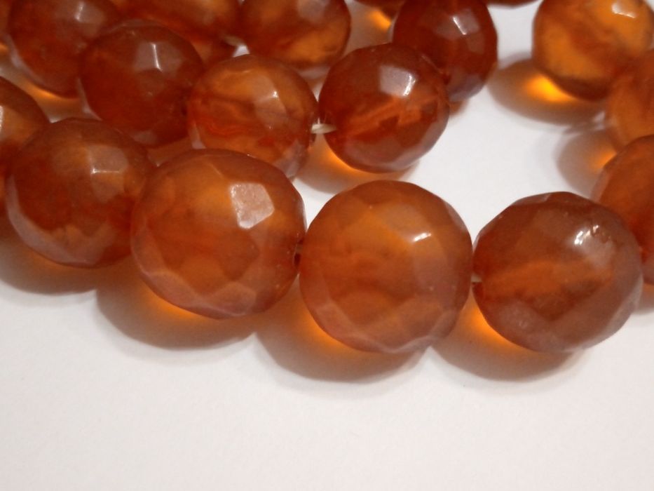 Граньоні буси янтар, вінтаж намисто бруштин