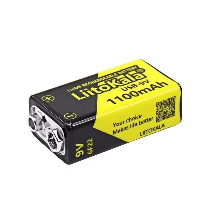 Крона 9v аккумулятор, перезаряжаемые  6f22