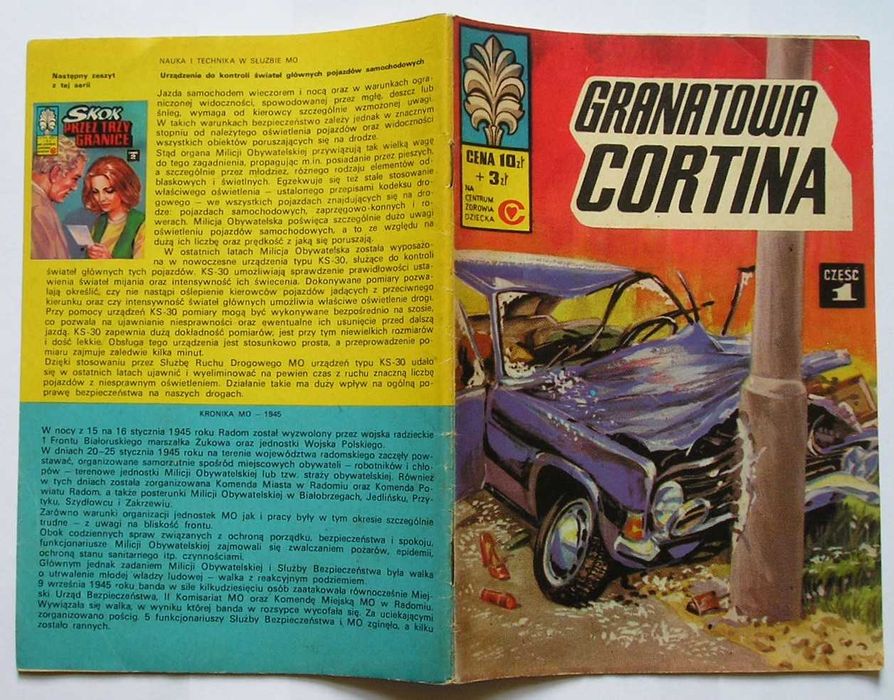 Kapitan Żbik - Granatowa Cortina - 1978 - J. Wróblewski , W. Krupka