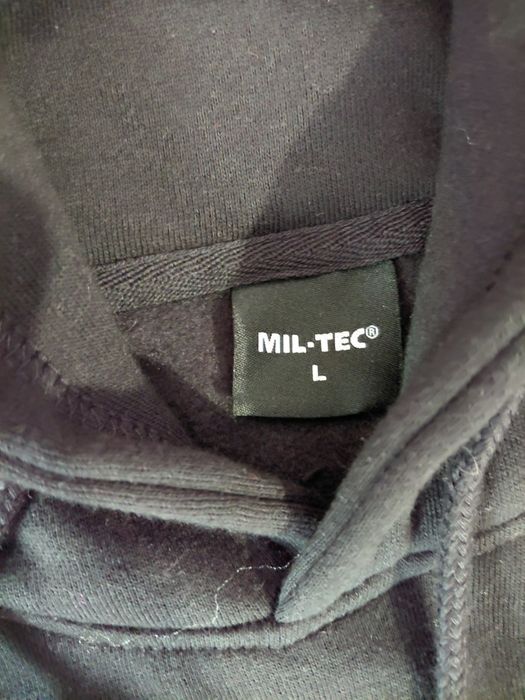 кофта чёрная тактичная с утеплением MIL-TEC