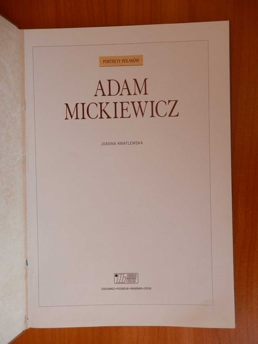 Książka “Adam Mickiewicz”