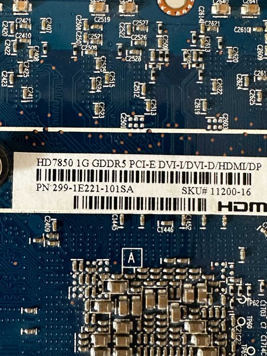 Відеокарта Sapphire Radeon HD7850 OC 1GB GDDR5 (256bit
