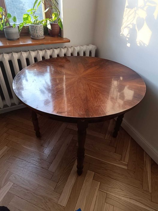 Okrągły stół vintage / retro, średnica 99 cm