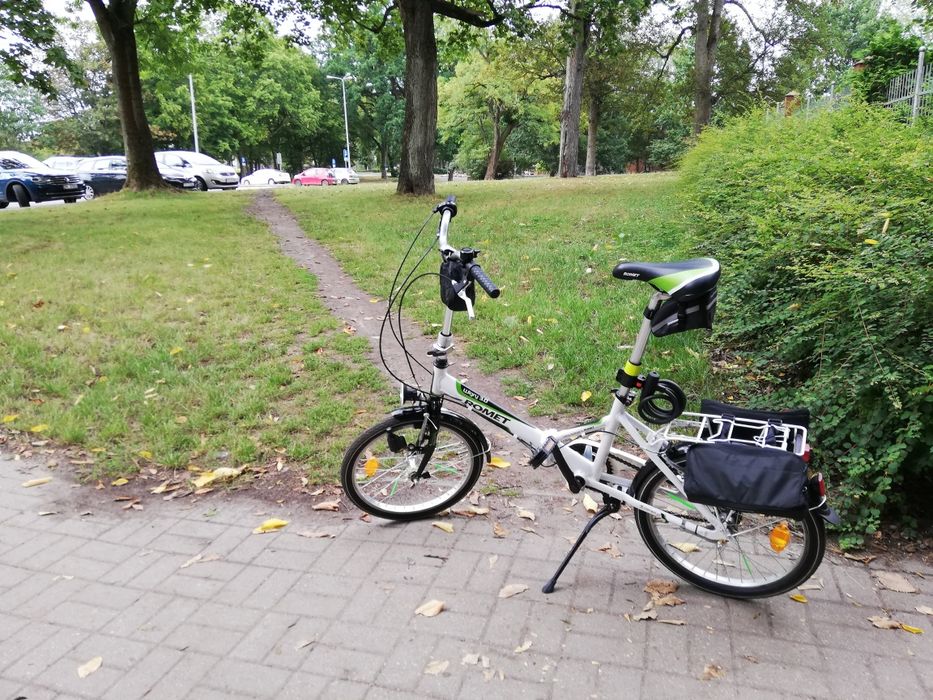 Rower składany miejski marki Romet, model Wigry.
