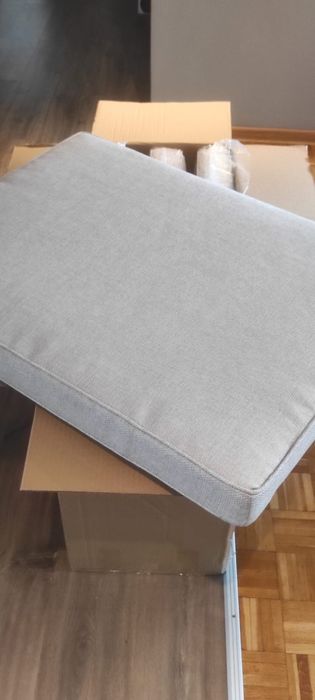 Poduszki paletowe beżowe 80x60x8cm