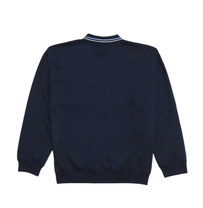 Damart  поло длинный рукав с орнаментом на флисе 6XL/7XL