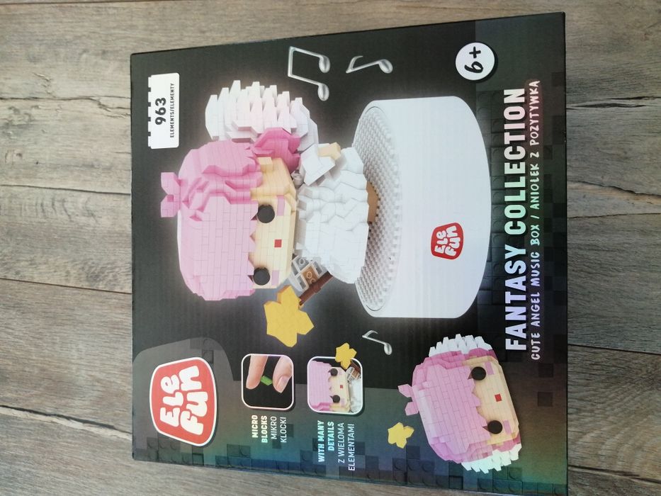 Klocki aniołek z pozytywką