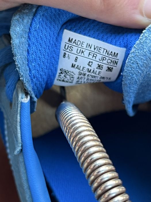 Adidas Spezial замшеві чоловічі сині кросівки 42 розмір