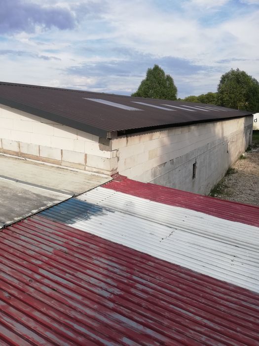 Usługi dekarskie remonty dachów zdjęcie eternitu