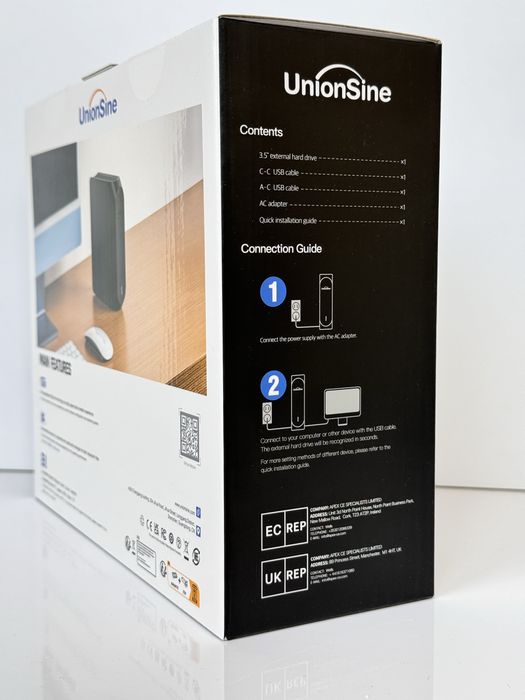 Зовнішній жосткий диск Накопичувач UnionSine 10 ТБ HD3510