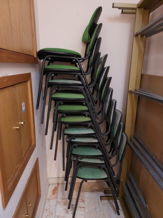 Cadeiras acolchoadas