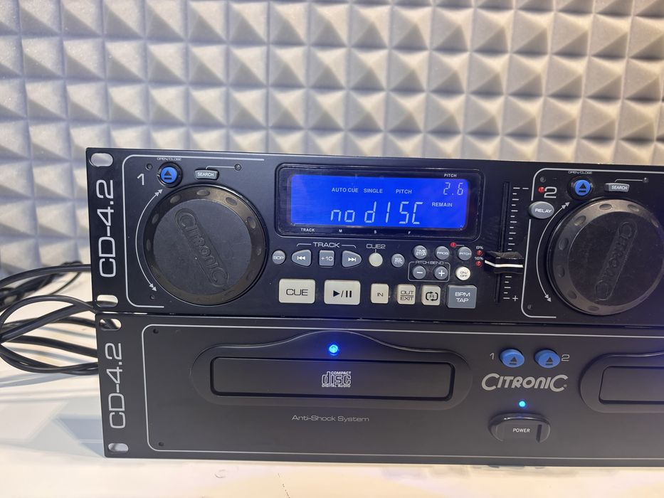 Odtwarzacz CD Citronic CD 4.2 + Panel Sterujący