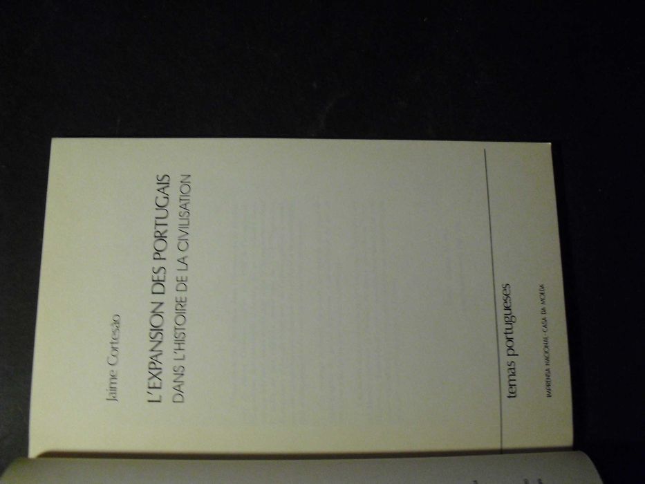 Cortesão (Jaime);Expansion des Portugais L´Histoire de la Civilisation
