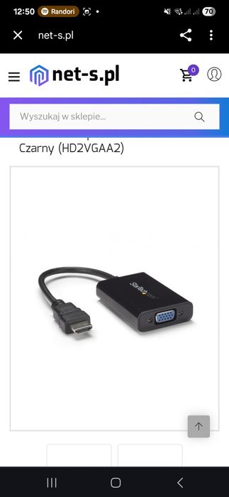 Adapter AV HDMI na VGA