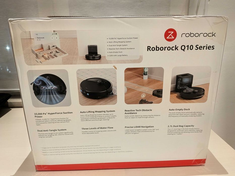 Aspirador Roborock Q10 X5+ (c/ estação automática)