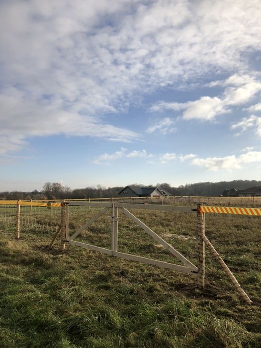 Ogrodzenie budowlane ogrodzenie tymczasowe siatka leśna stemple płot