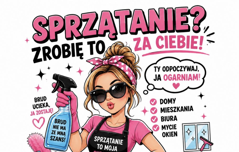 Sprzątanie !Brud Ucieka ...Ja Zostaję !