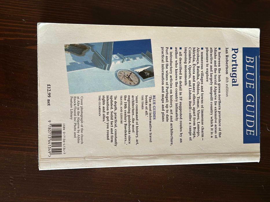 Livro Blue Guide Portugal
