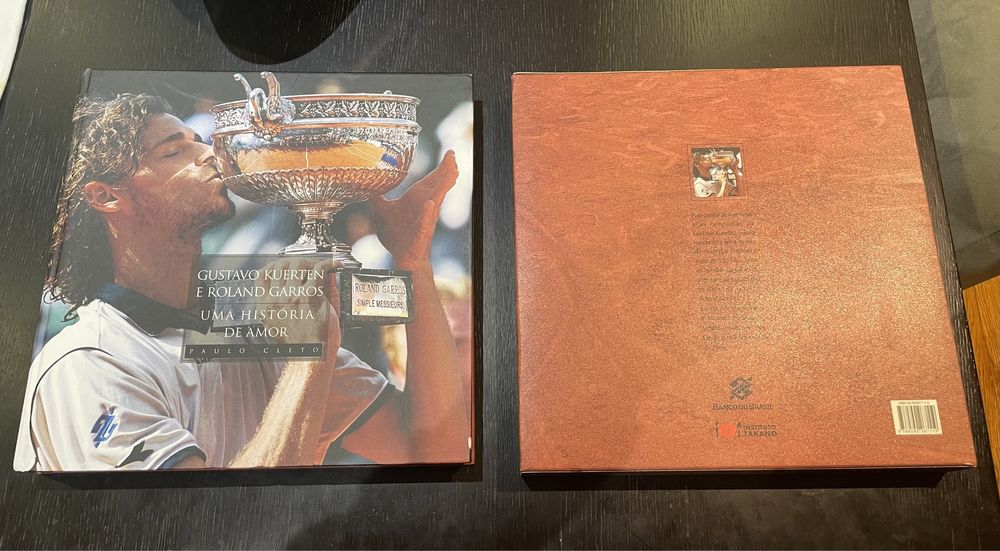 Livro Gustavo Kuerten e Roland Garros