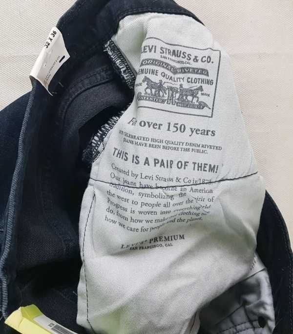 Męskie jeansy Levi's 511 -Slim Stretch Below nowe oryg. Levis -W32/L36