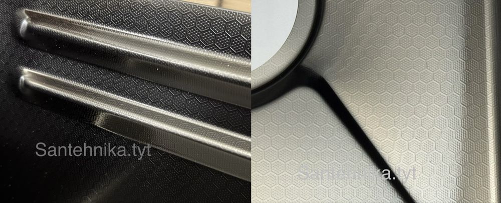 Кухонная мойка Lidz 68*45 Honeycomb  Black PVD