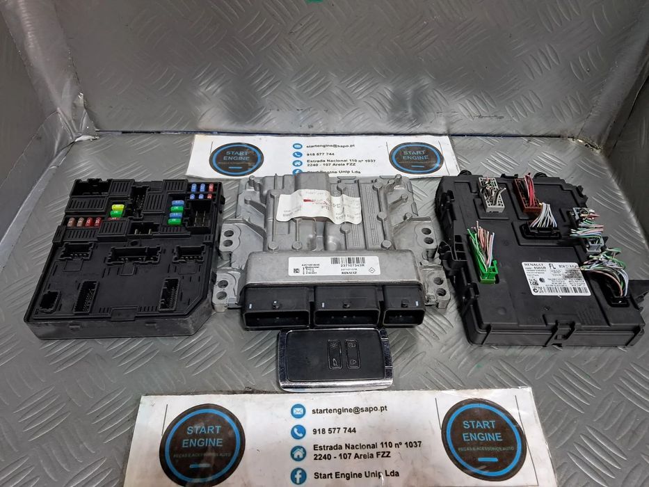 Conjunto kit Imobilizador Centralina BCM chave Renault Megane IV 4