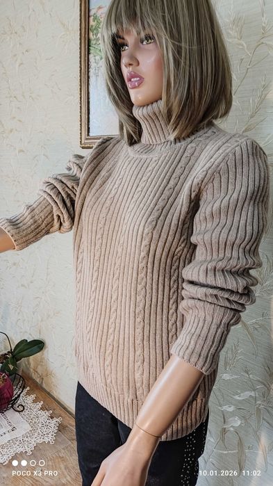 Джемпер женский меринос с кашемиром. Новый.
