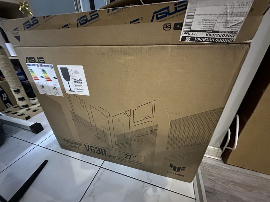 Игровой монитор asus tuf gaming 27 дюймов 2к 180hz