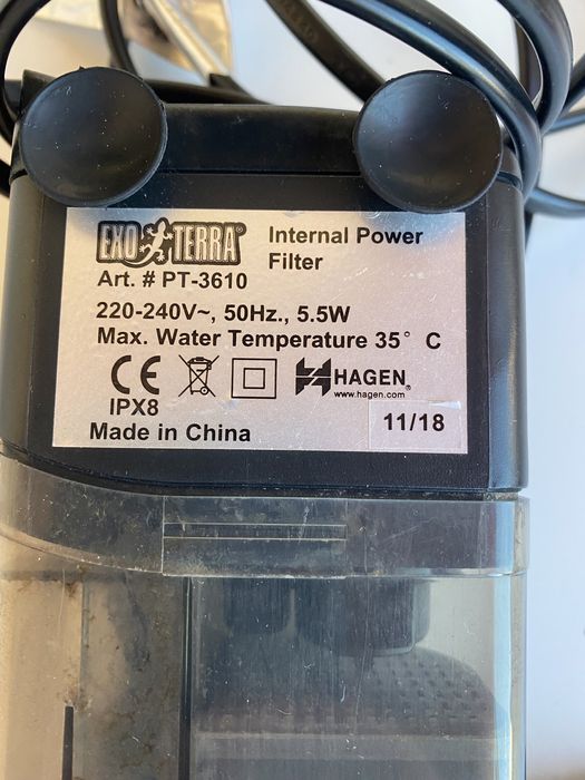 Filtro interno exo terra f250