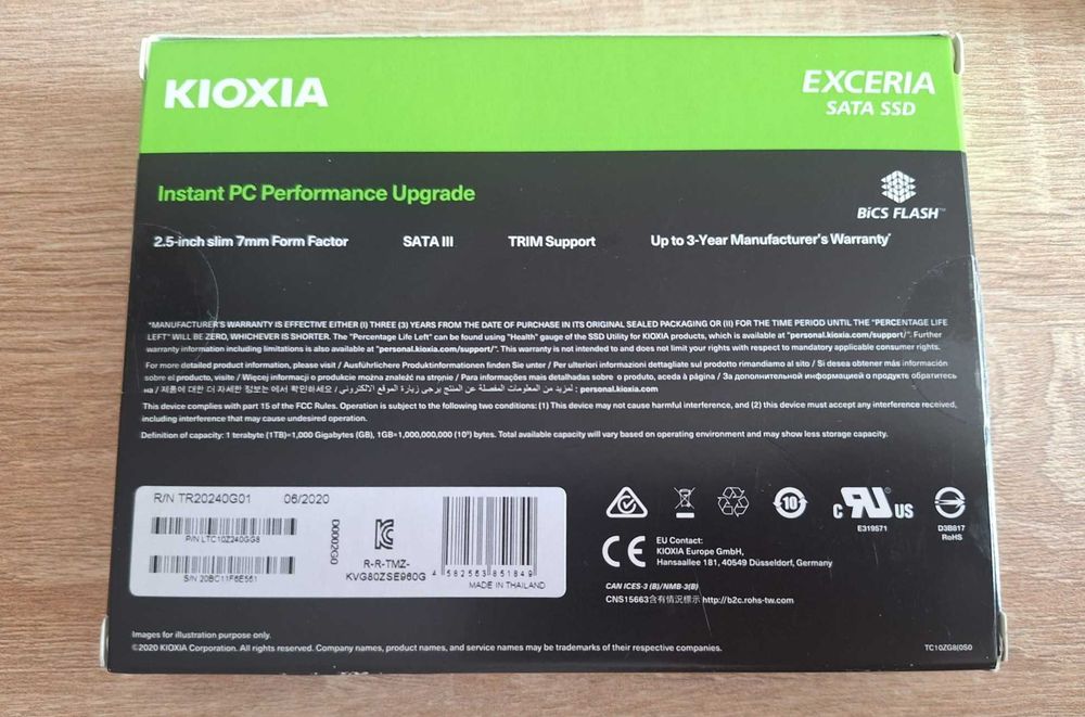Kioxia dysk 240GB 2,5" SATA SSD