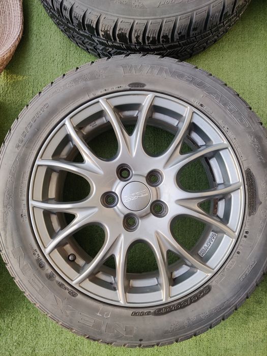 Felgi Anzio R16 6,5J ET45 5x112 na oponach zimowych Nexen