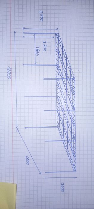 Wiata hala garaż 6m na 12m