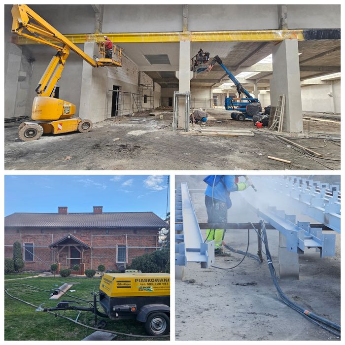 Piaskowanie sodowanie Malowanie Impregnacja