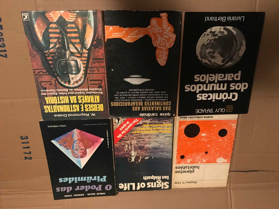 8 Livros - Temática ovnis e outros temas semelhantes