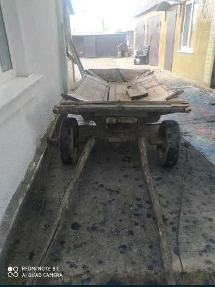 Віз деревяний для коня