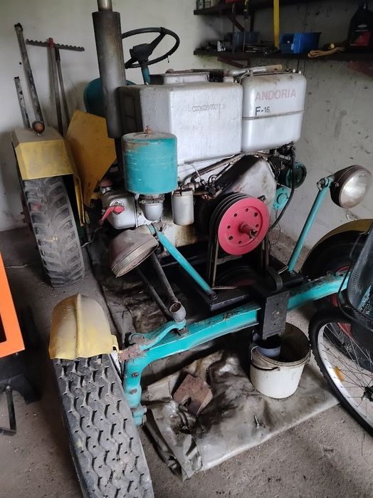 Traktor traktorek samoróbka