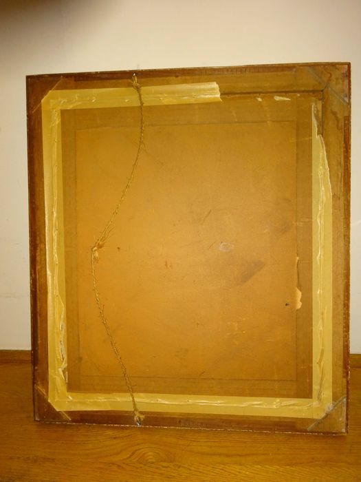 Duży obraz złota rama 73x 65