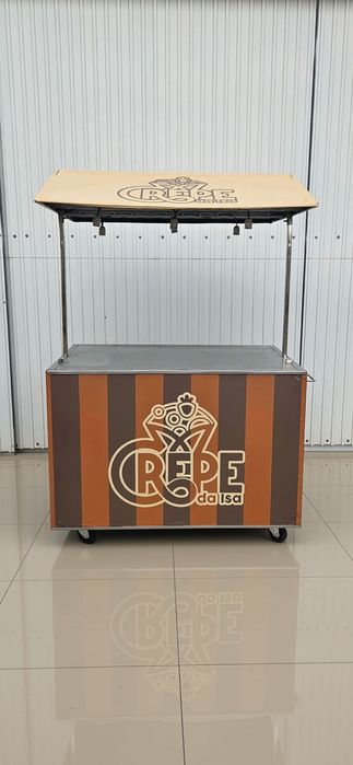 Balcão Avançado em Inox - Street Food - Food Truck