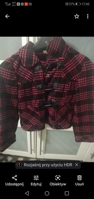 Płaszczyk dziewczęcy