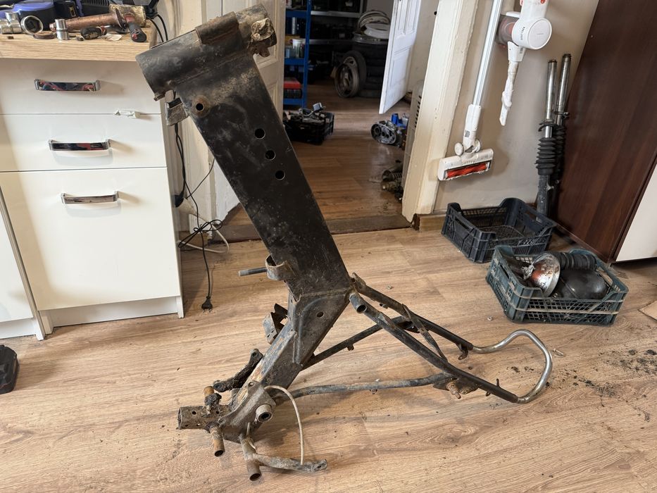 Rama MZ ETZ 250 org tabliczka i nr wysyłka