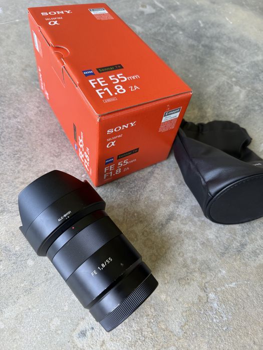 Objectiva Sony 55mm 1.8 ZA