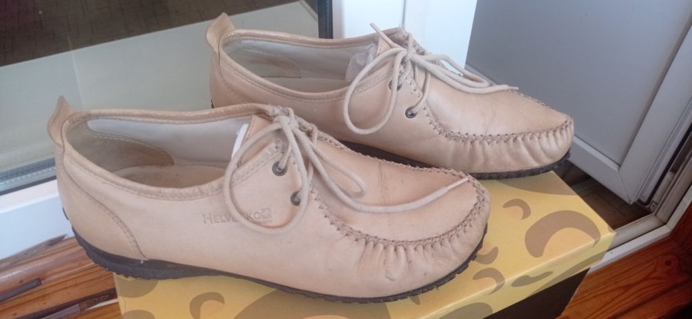 Макасины кожаные женские